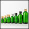 Olivgrüne Glasflaschen-Grün-runde Besetzer-Beweis-Überwurfmutter TUV-Zustimmung des ätherischen Öls fournisseur