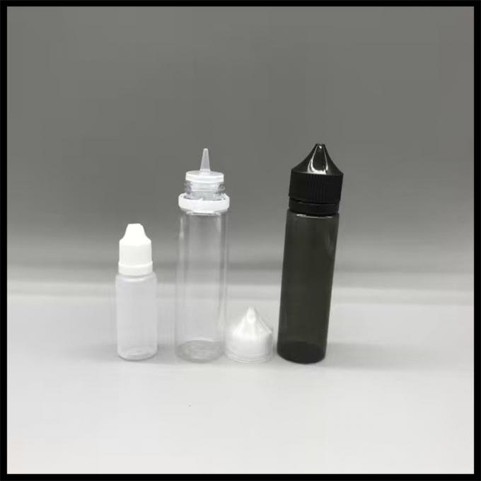 Schwarze Gorilla-Einhorn-Flasche 60ml, dauerhafte runde Haustier-Einhorn-Flasche mit Kappe