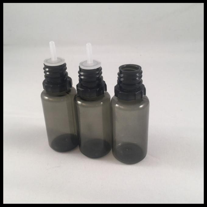 Kundenspezifischer flüssiger Schwarz-Plastik HAUSTIER Tropfflasche-10ml für Ejuice-Nahrungsmittelgrad