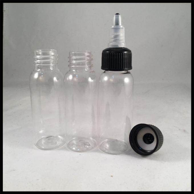 Hohe Plastiktropfflasche des Standard-60ml, Plastikflasche 30ml mit Torsions-Kappe