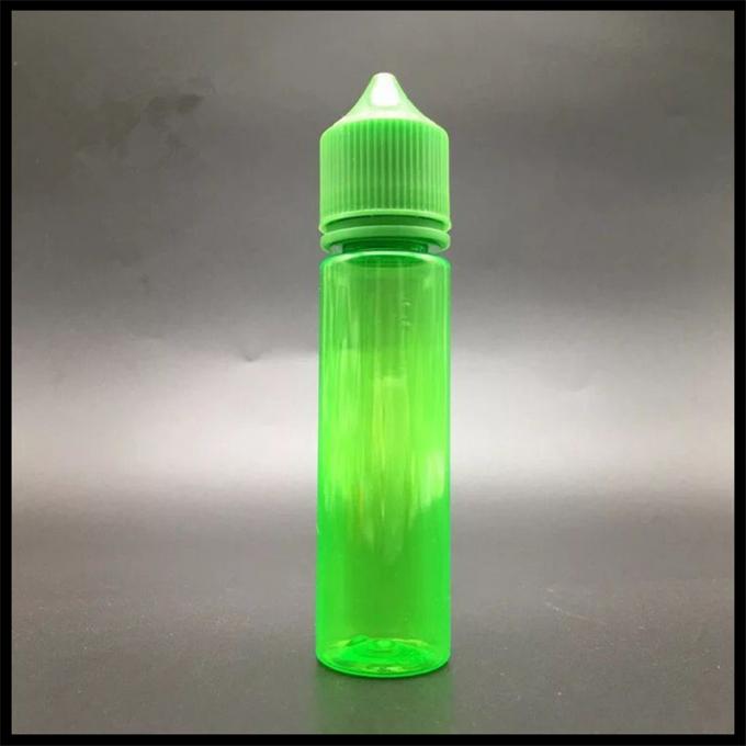 Molliges Plastiktropfflasche-Grün des Einhorn-60ml/orange Farbdampf-Flüssigkeits-Behälter