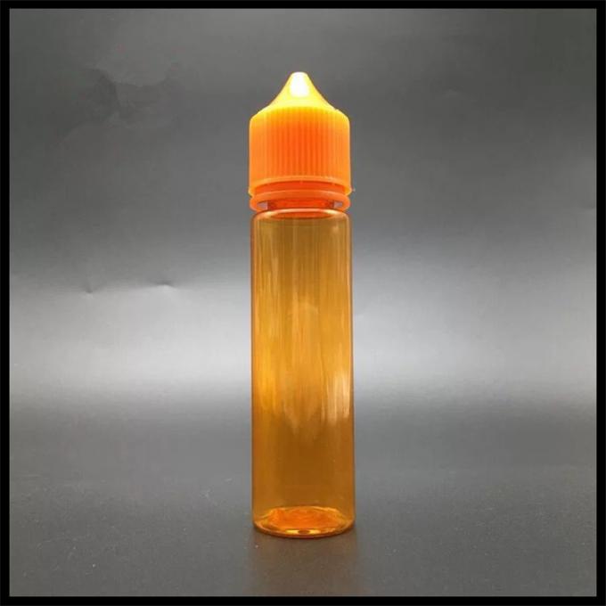 Molliges Plastiktropfflasche-Grün des Einhorn-60ml/orange Farbdampf-Flüssigkeits-Behälter