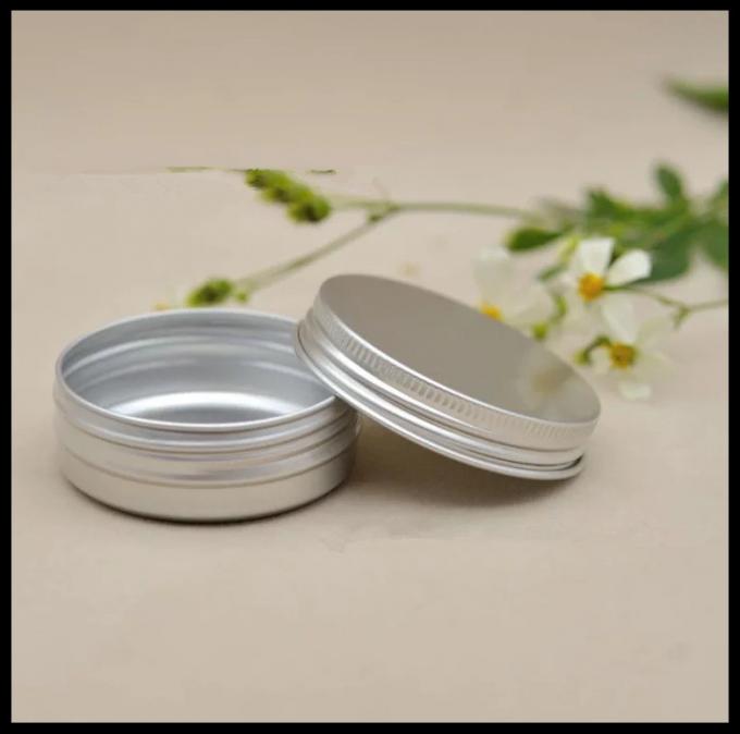 Creme-Aluminiumbaumwolle der runde Form-kann kosmetische Behälter-50g mit Schrauben-Deckel