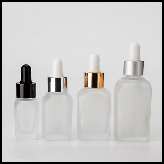 Klare quadratische Glastropfflaschen Bpa geben für Aromatherapie der ätherischen Öle frei
