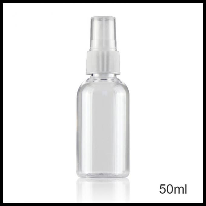 Des ätherischen Öls Kapazität der Parfüm-Plastiksprühflasche-50ml mit feinen Nebel-Sprühern